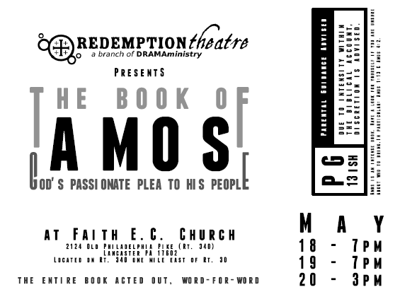 Book of Amos – This Weekend!
